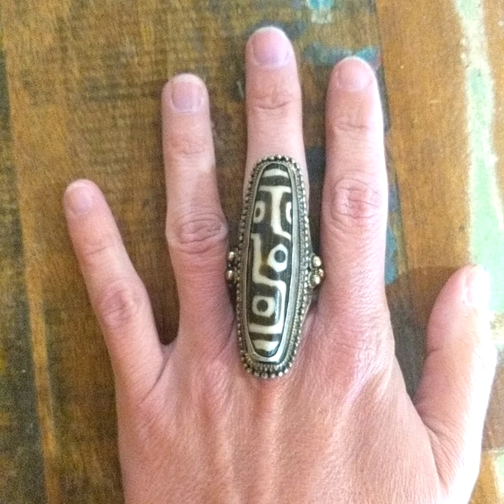 Boho Statement Ring - image 1